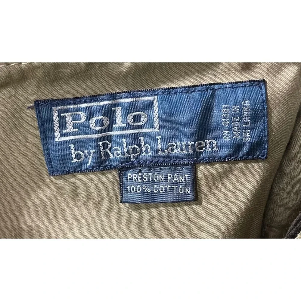 Polo Ralph Lauren Preston Corduroy Pants Brown Straight Leg 36x32